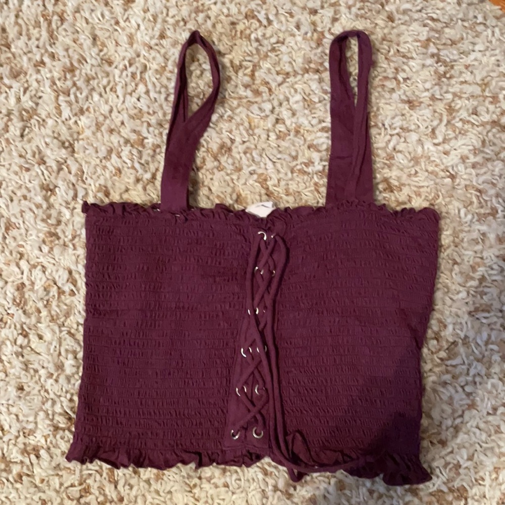 PacSun Me to We Cropped Tie Top